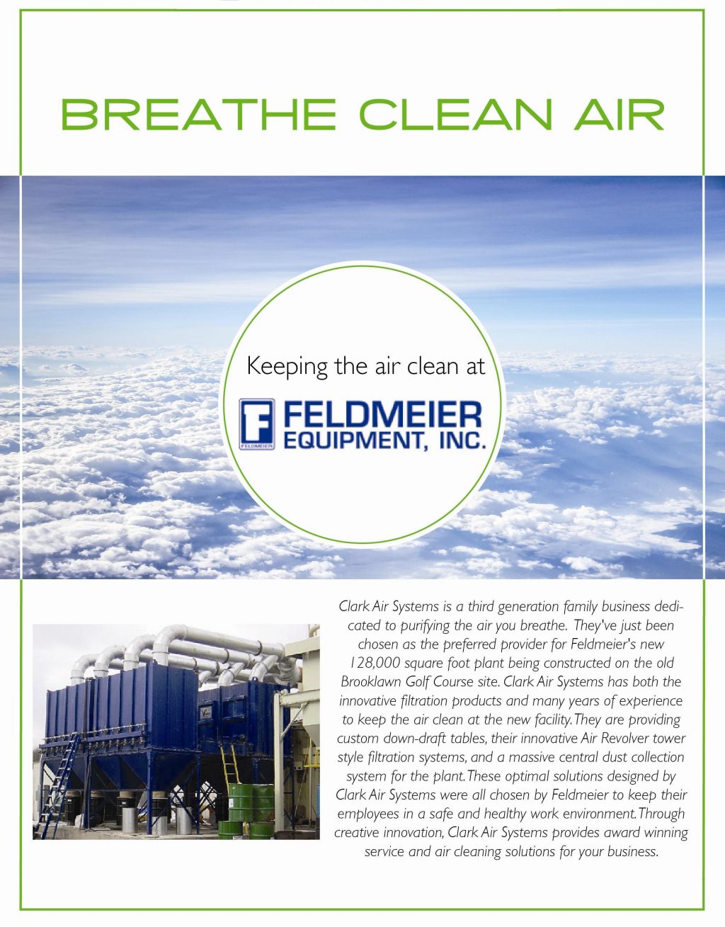 Industrial Air Cleaners at Feldmeier Equipment Inc